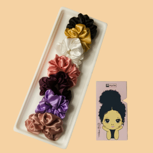 lushloops luxe – 7 in 1 satin scrunchie collection