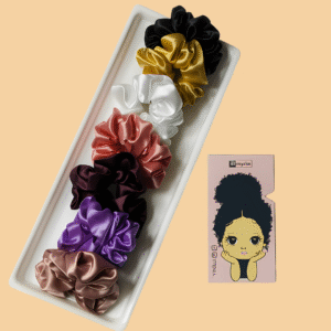 lushloops luxe – 7 in 1 satin scrunchie collection